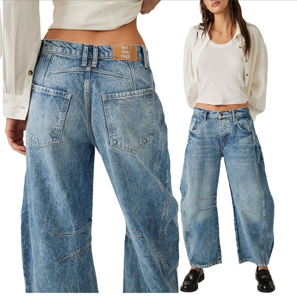 FREE PEOPLE We the Free BARREL Jeans - Picture 15 of 15
